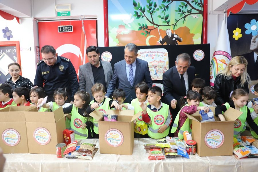 Aksu’da Miniklerden Büyük Dayanışma: 51 Ramazan Kolisi İhtiyaç Sahiplerine Ulaştırılacak