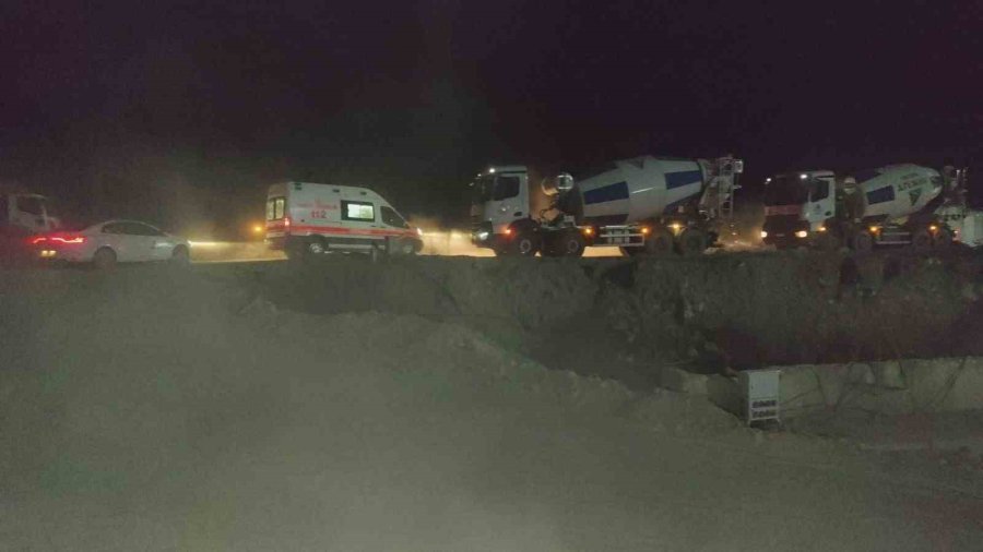 İnşaatta Yaklaşık 7 Metre Yükseklikten Düşen İşçi Yaralandı