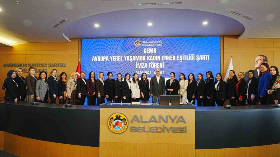 Başkan Özçelik, Cemr Avrupa Yerel Yaşamda Kadın-erkek Eşitliği Şartı’nı İmzaladı