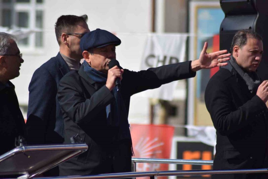 Chp Genel Başkanı Özel: "karaman’da Da Türkiye’de De Mutlaka Birinci Parti Olacağız"