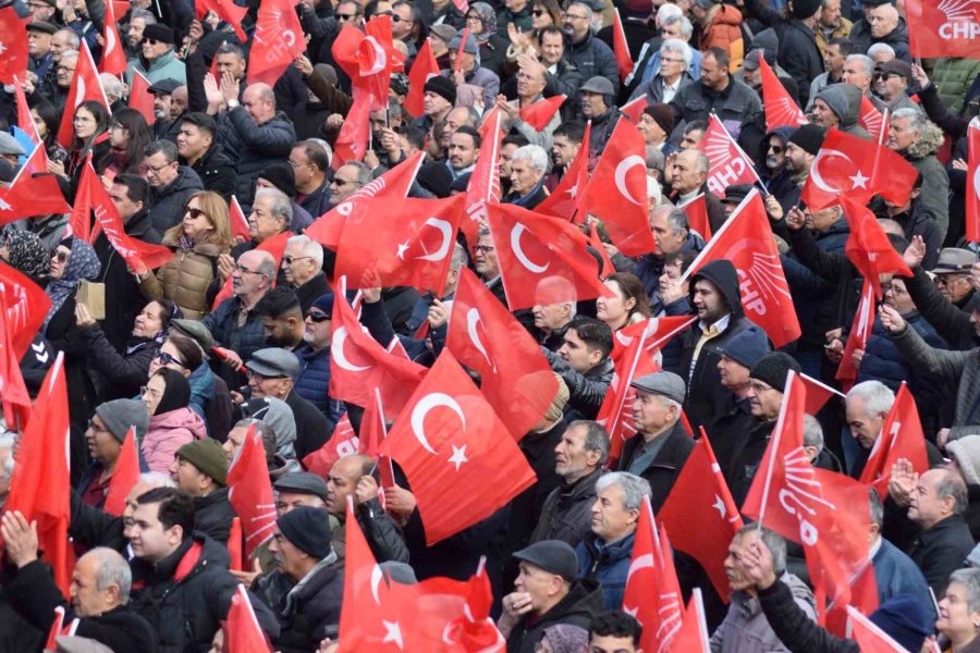 Chp Genel Başkanı Özel: "karaman’da Da Türkiye’de De Mutlaka Birinci Parti Olacağız"