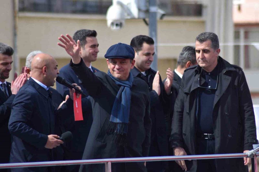 Chp Genel Başkanı Özel: "karaman’da Da Türkiye’de De Mutlaka Birinci Parti Olacağız"