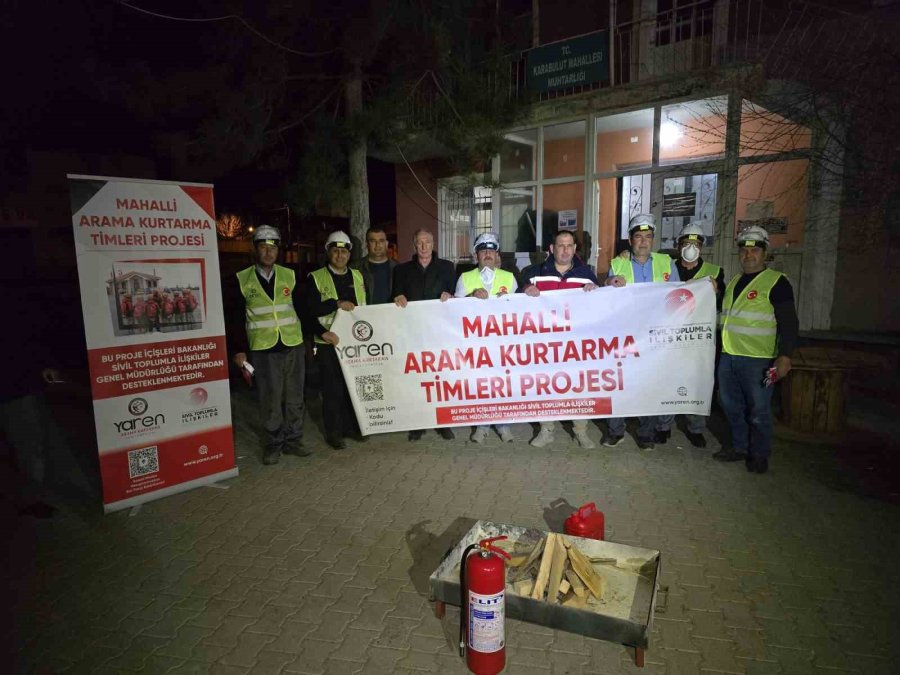 Akşehir’de Mak Projesi Kapsamında Afet Bilinci Eğitimleri Sürüyor