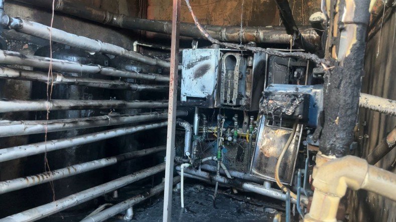 Alanya’da Otelin Kazan Dairesinde Çıkan Yangın Korkuttu