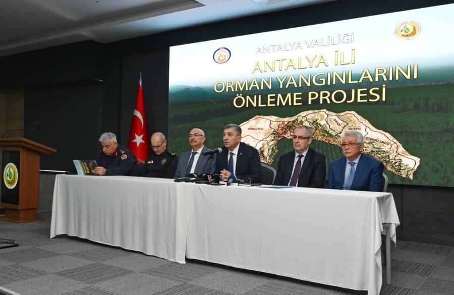 Antalya’dan Orman Yangınlarına Karşı Yeni Model: Riskli Alan Ve Döneme Özel "acil Kod" Sistemi