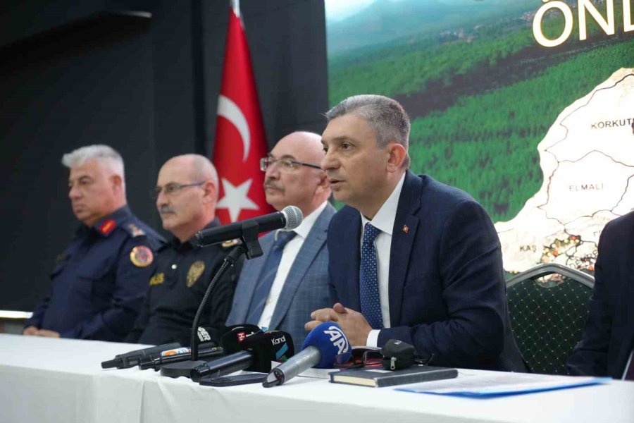 Antalya’dan Orman Yangınlarına Karşı Yeni Model: Riskli Alan Ve Döneme Özel "acil Kod" Sistemi