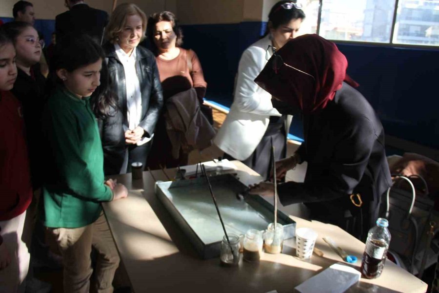 Serik’te "ebru, Hat Ve Naht" Sanat Sergisi Açıldı