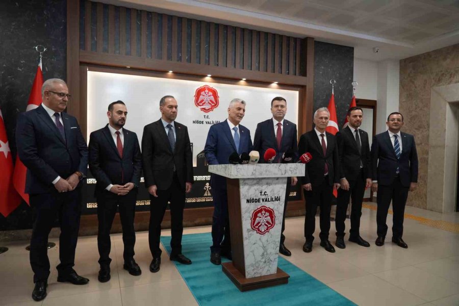 Ticaret Bakanı Ömer Bolat: "niğde’de Geniş Katılımlı İstişareler Yapacağız"