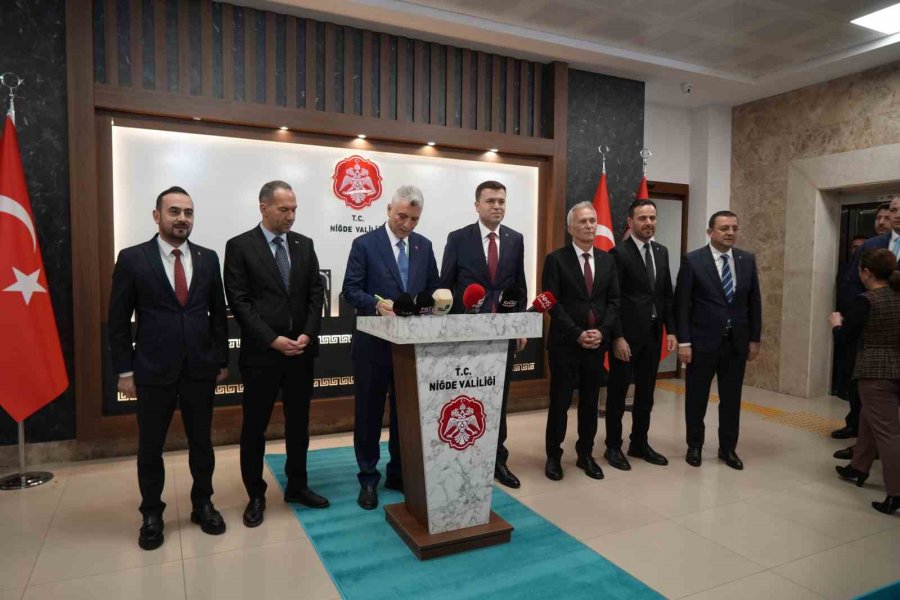 Ticaret Bakanı Ömer Bolat: "niğde’de Geniş Katılımlı İstişareler Yapacağız"