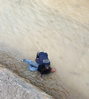 Alanya’da Çaya Düşen Şahıs Ekipler Tarafından Kurtarıldı