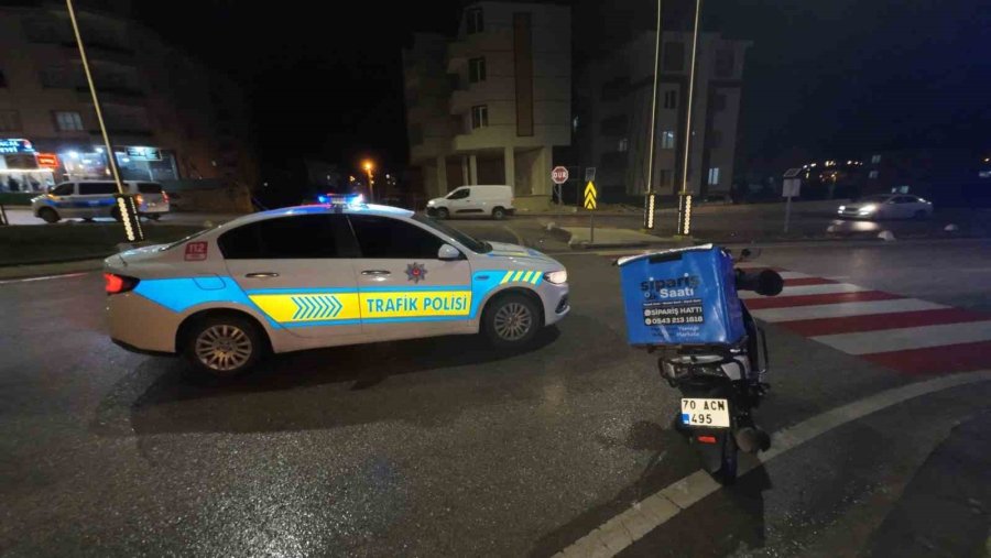 Karaman’da Motosiklet Kazası: 1 Yaralı