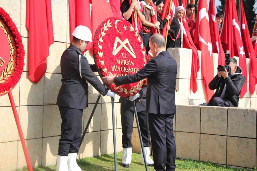 Atatürk’ün Mersin’e Gelişinin 103’üncü Yıl Dönümü Törenle Kutlandı