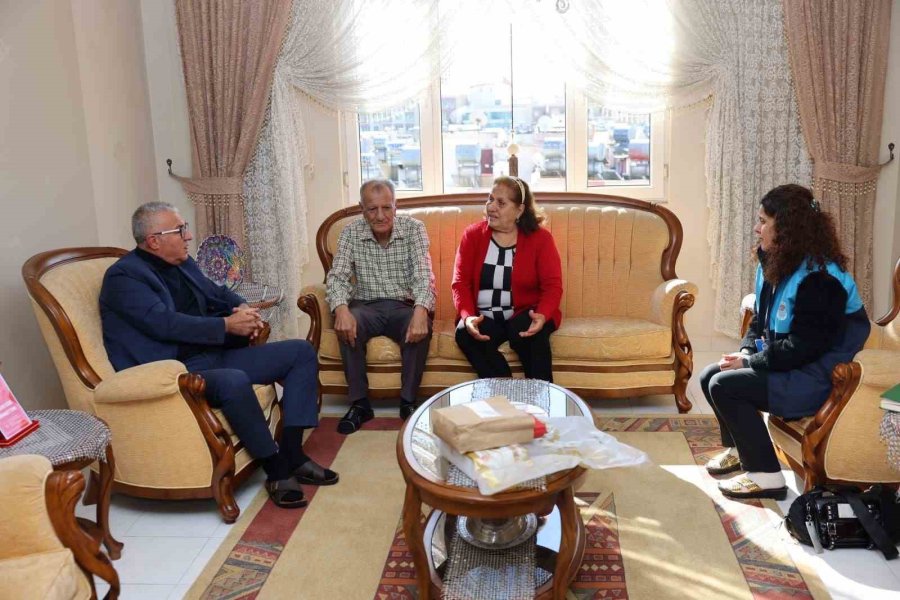 Mersin’de Şehit Aileleri Bayram Öncesi Unutulmadı