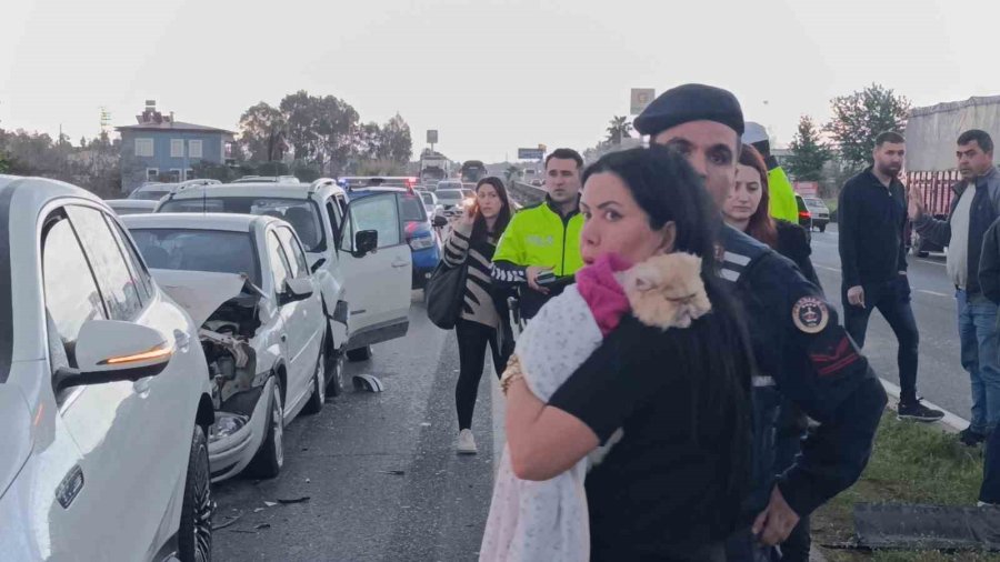 Kırmızı Işıkta Bekleyen Araçlara Çarpıp Olay Yerinden Ayrıldı: 4 Yaralı