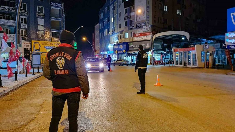 Karaman’da 108 Araç Trafikten Men Edildi