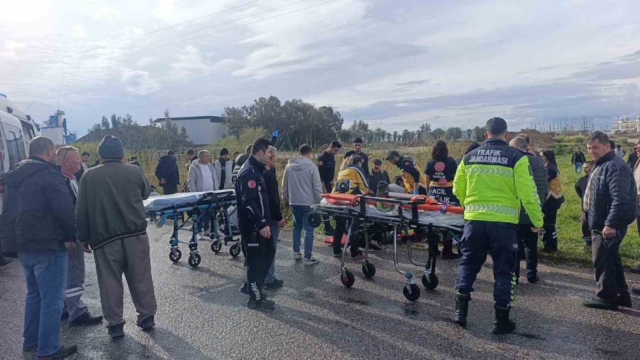 Gelen Telefonla Şantiyeye Geri Dönmek İçin Ani Manevra Yaptı, Muhtemel Faciadan Dönüldü