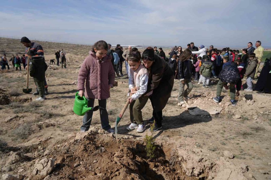 Niğde’de Binlerce Fidan Toprakla Buluşturuldu
