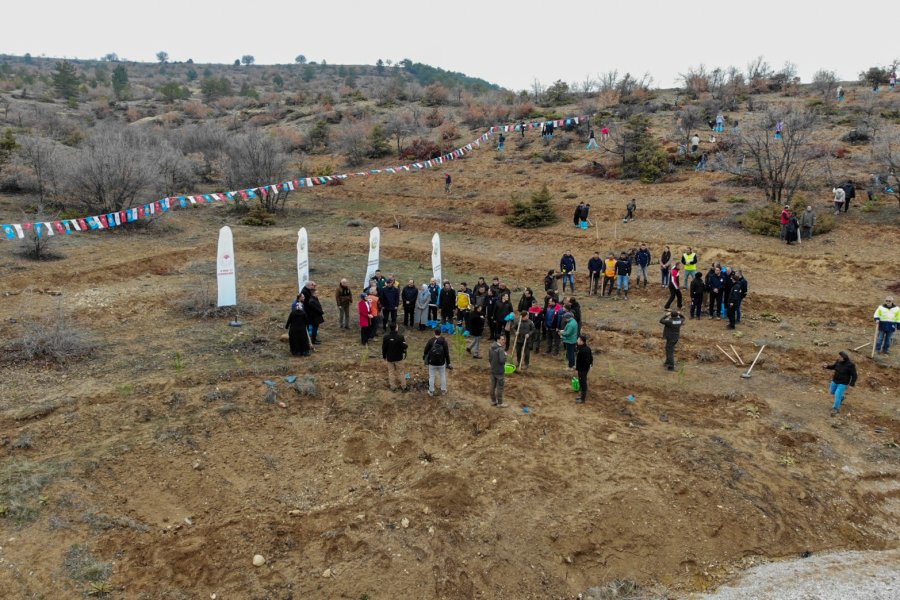 Karaman’da 6 Bin Fidan Toprakla Buluşturuldu