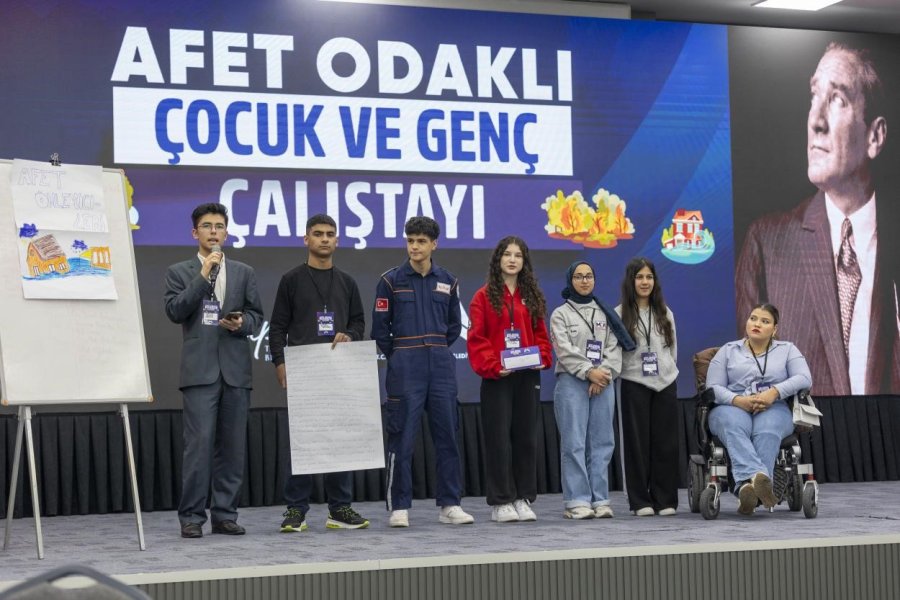 Mersin’de ’afet Odaklı Çocuk Ve Genç Çalıştayı’ Düzenlendi