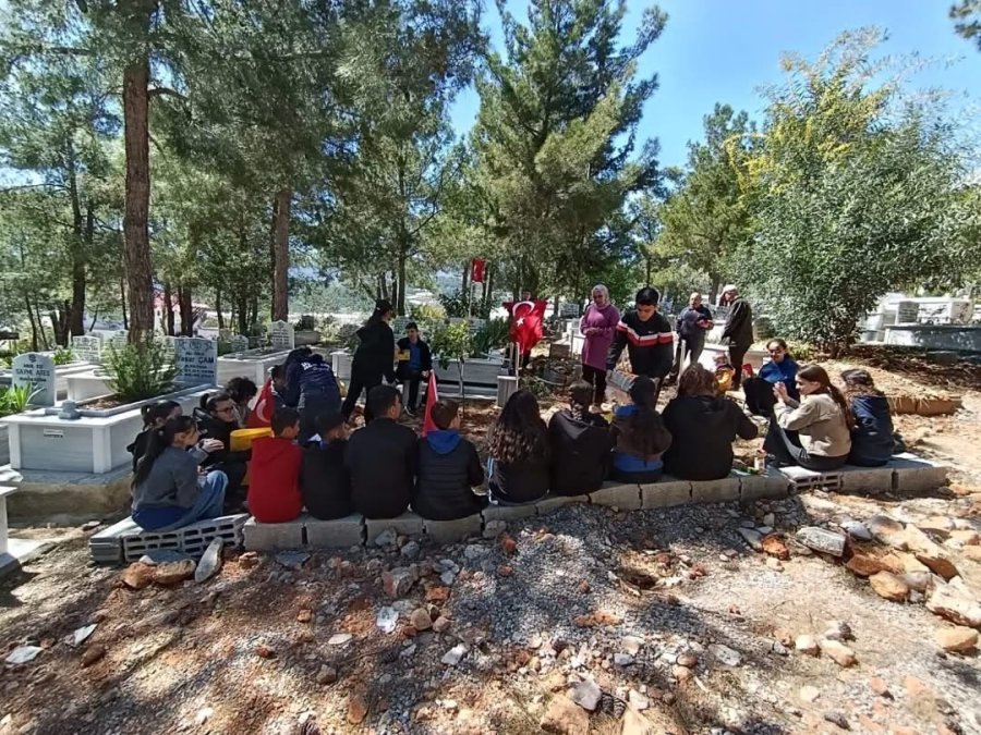 Ortaokul Öğrencileri Şehit Sedat Yabalak’ı Dualarla Andı
