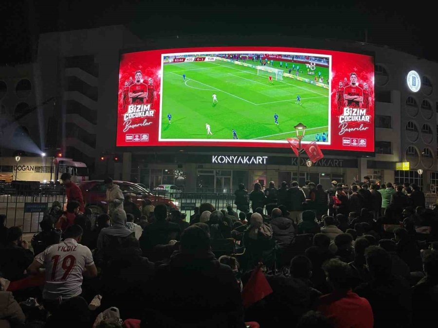 Konya’da Dünya Kupası Sevinci
