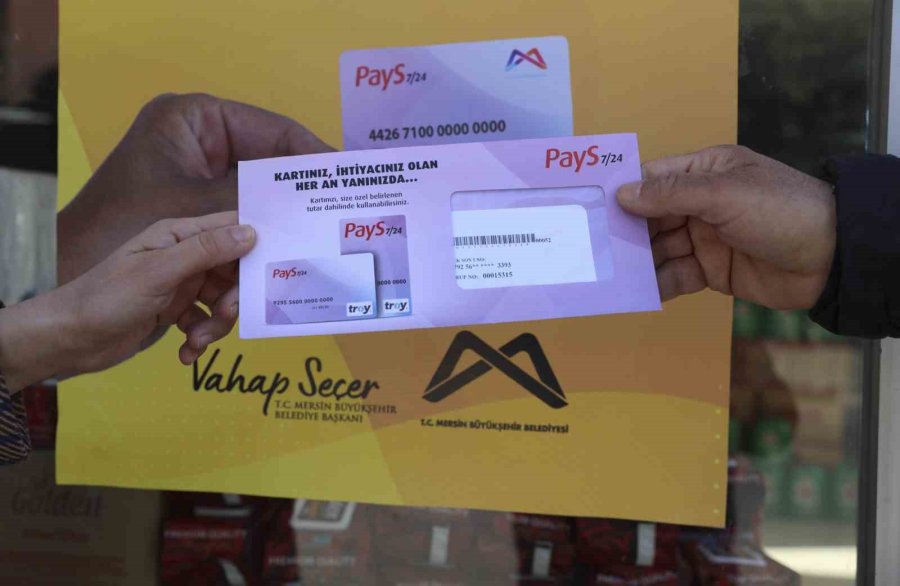 Halk Kart İle Mersin’de Hem Vatandaşa Hem Esnafa Destek