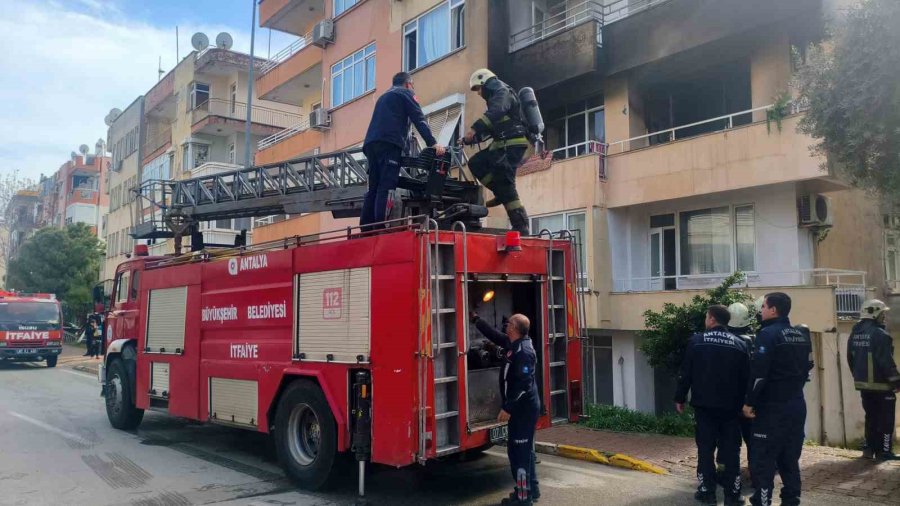 İtfaiye Eri Yangında Dumandan Etkilenen Kediyi Kalp Masajı İle Hayata Döndürdü