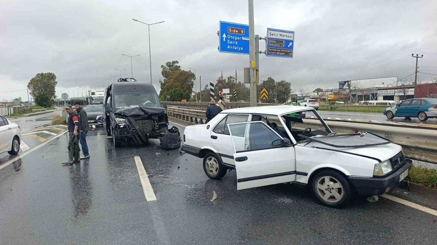 Antalya’da İntihar Teşebbüsü Gibi Kaza Güvenlik Kamerasında
