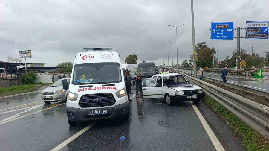 Antalya’da İntihar Teşebbüsü Gibi Kaza Güvenlik Kamerasında