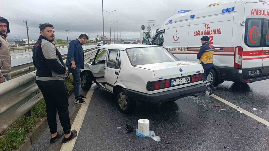 Antalya’da İntihar Teşebbüsü Gibi Kaza Güvenlik Kamerasında