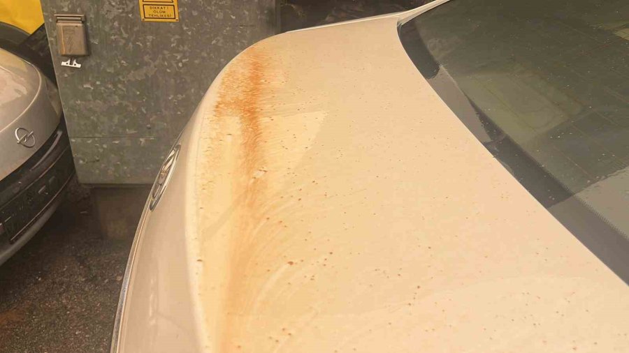 Antalya Semaları Kahverengiye Büründü Sahra Çölü Üzerinden Gelen Toz Taşınımı Çamur Olup Yağdı