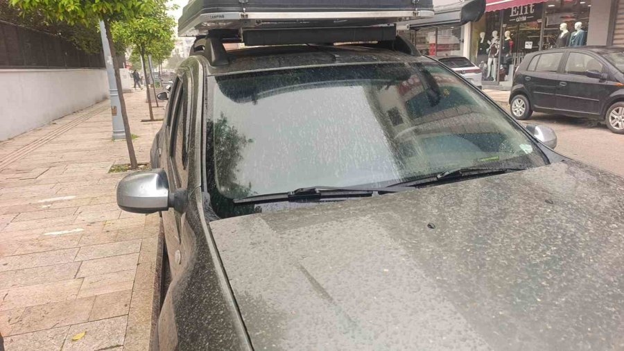 Antalya Semaları Kahverengiye Büründü Sahra Çölü Üzerinden Gelen Toz Taşınımı Çamur Olup Yağdı