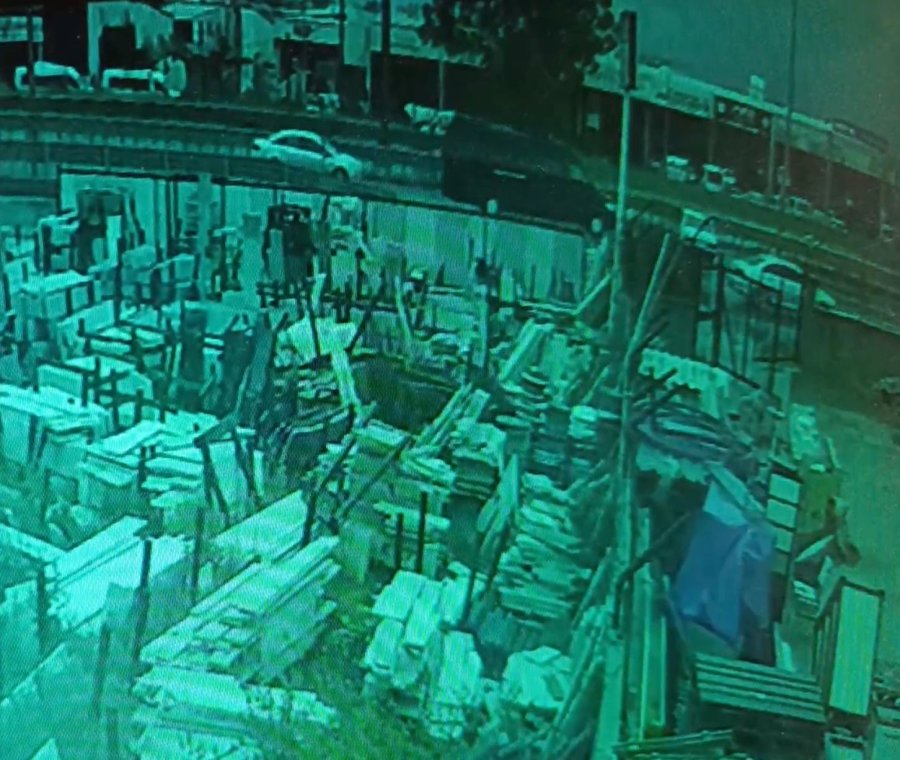 Antalya’da İntihar Teşebbüsü Gibi Kaza Güvenlik Kamerasında
