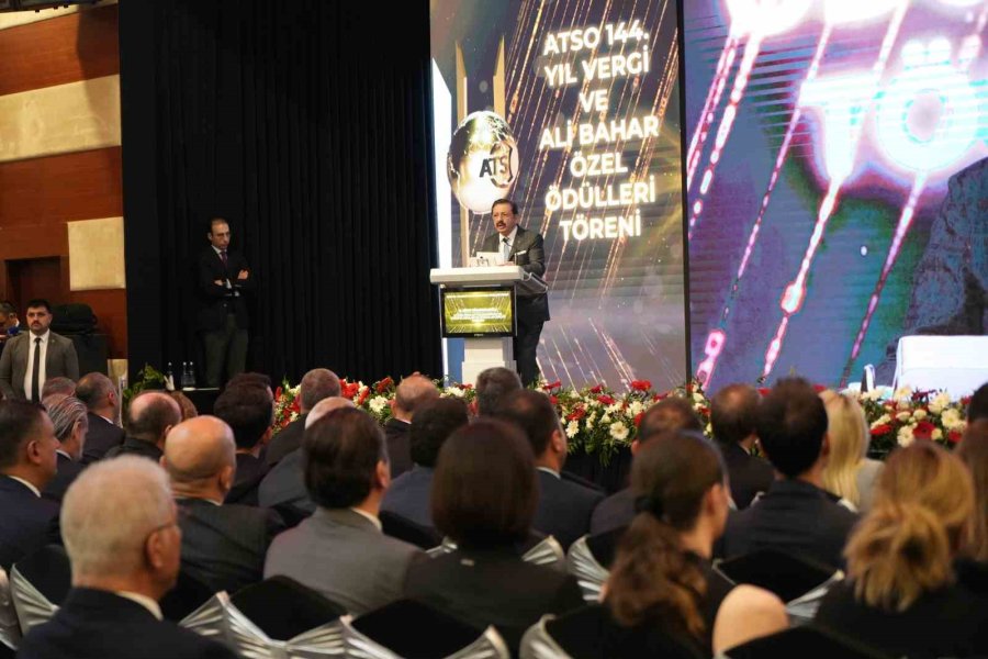 Atso’nun 144. Yılında Ekonomi Ve Antalya Uyarısı: "deniz Trafiğimizi Arttırarak, Karayolu Sıkışıklığımızı Bir Şekilde Azaltalım"