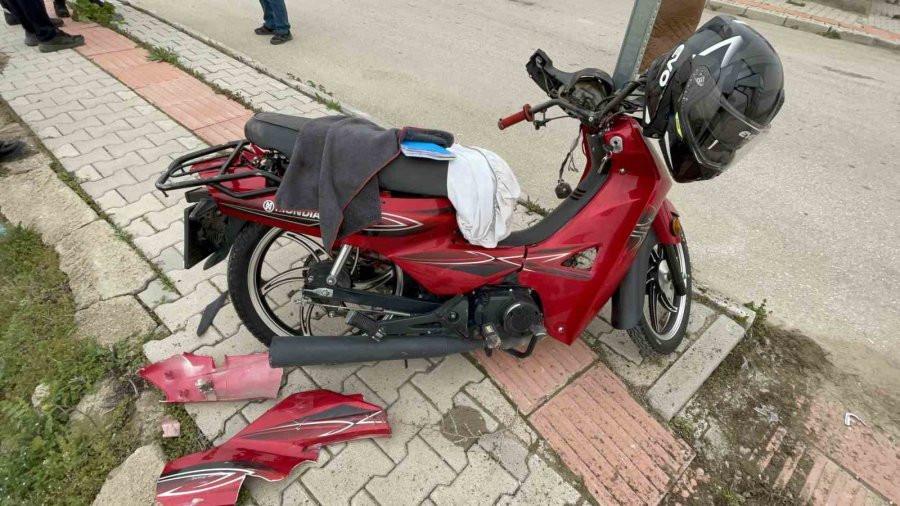Karaman’da Motosiklet Kazası: 1 Yaralı