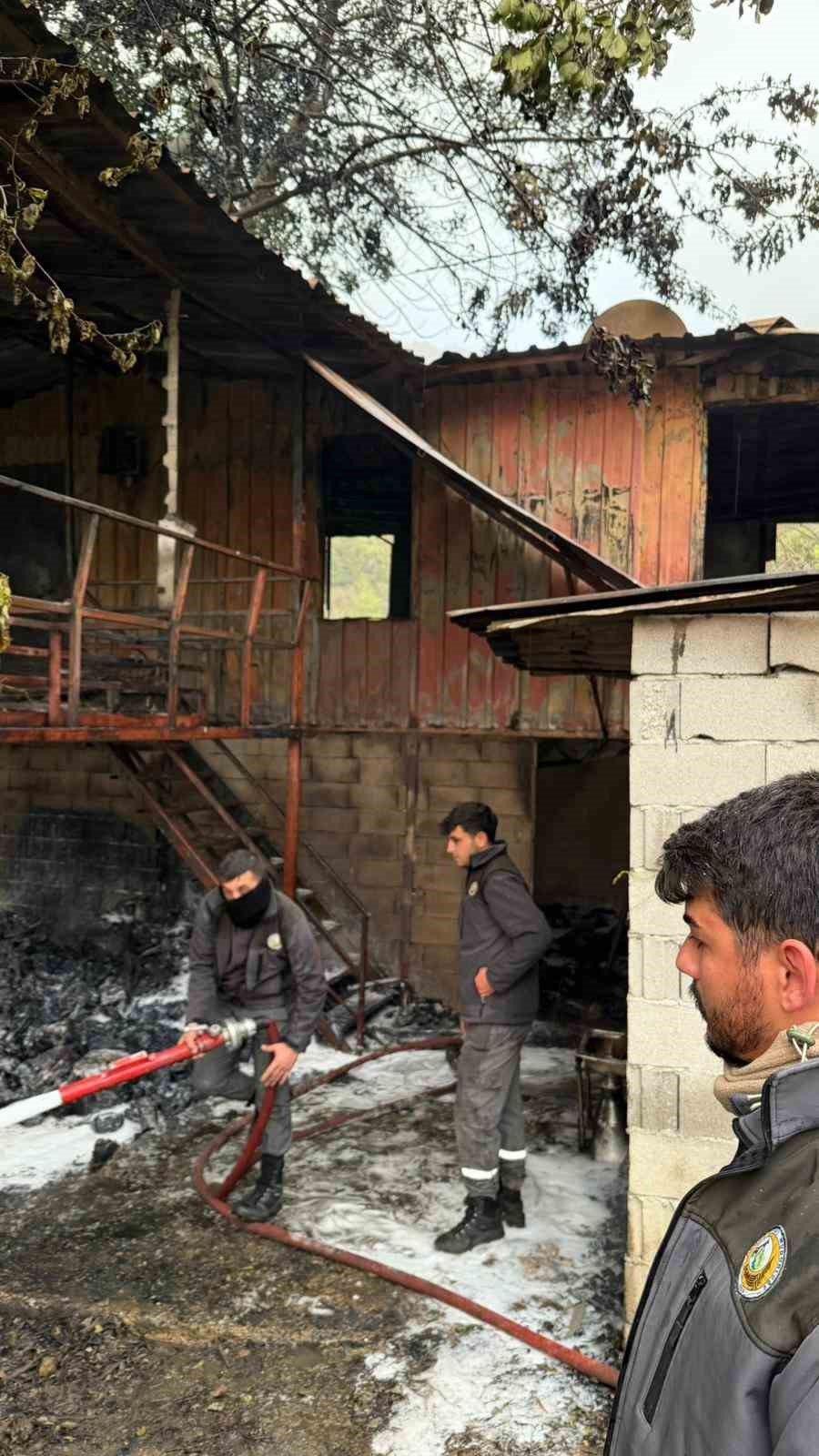 Alanya’da Müstakil Ev Yangını Korkuttu