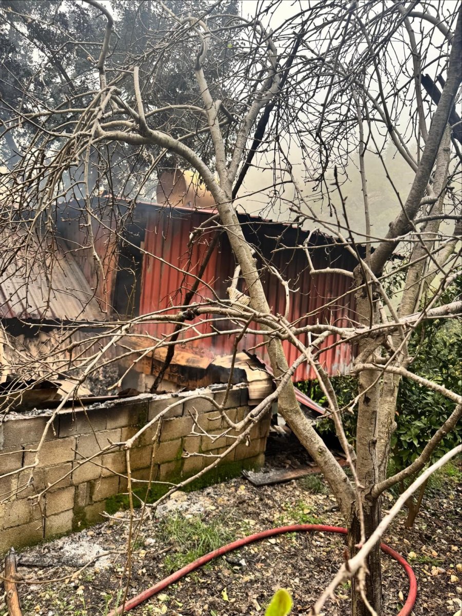 Alanya’da Müstakil Ev Yangını Korkuttu