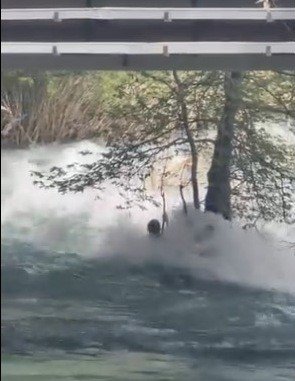 Tarsus’ta Kayıp Genç Akıntıya Böyle Kapıldı: Son Görüntüleri Ortaya Çıktı