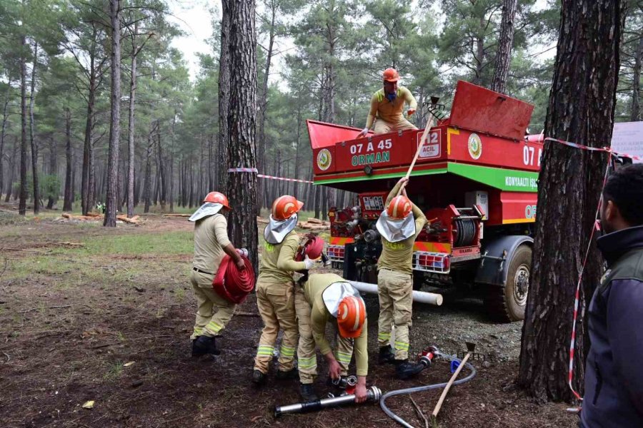Ormancılar Antalya’da Kıyasıya Yarıştı