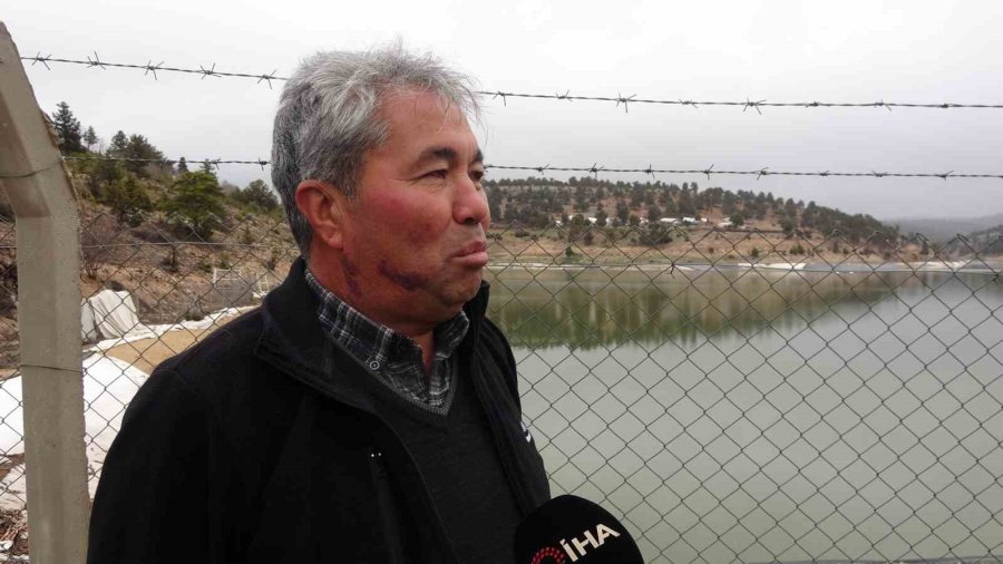 Yağışlarla Dolan Gölet, Binlerce Dönüm Sulanmadan Tekrar Boşalacak