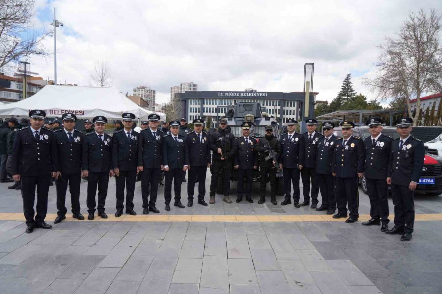 Niğde’de Türk Polis Teşkilatı’nın 181’inci Kuruluş Yıl Dönümü Kutlandı