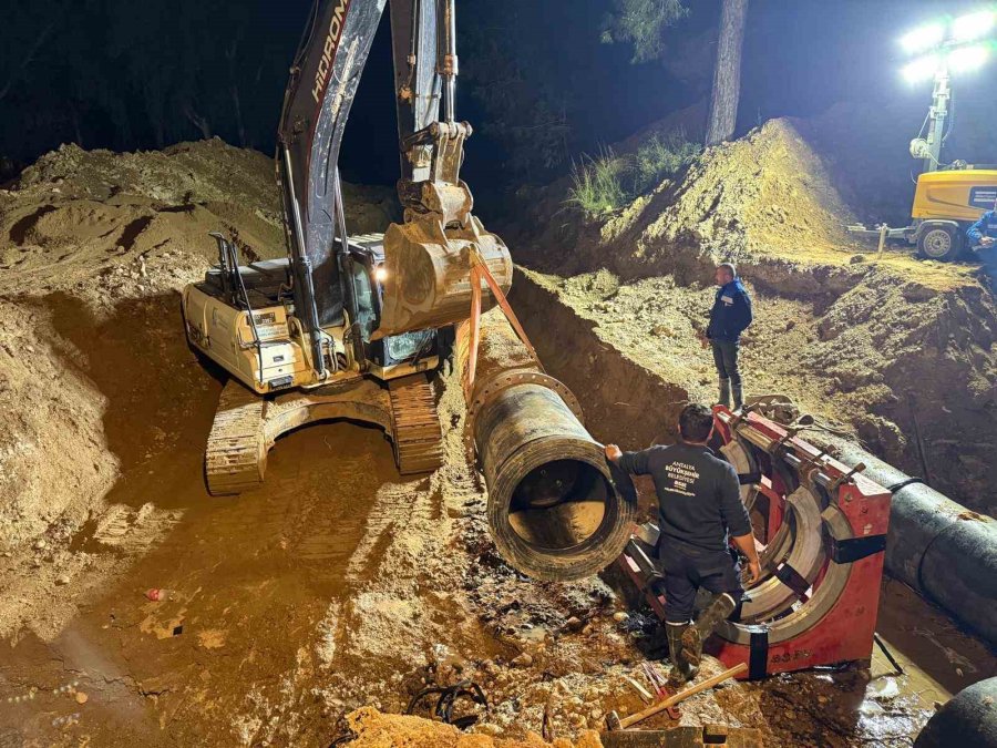 Asat’tan Turizm Bölgesinde Gece Mesaisi