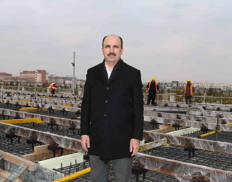 Başkan Altay: "stadyum-şehir Hastanesi Tramvay Hattı’nda Yoğun Mesai Sürüyor"