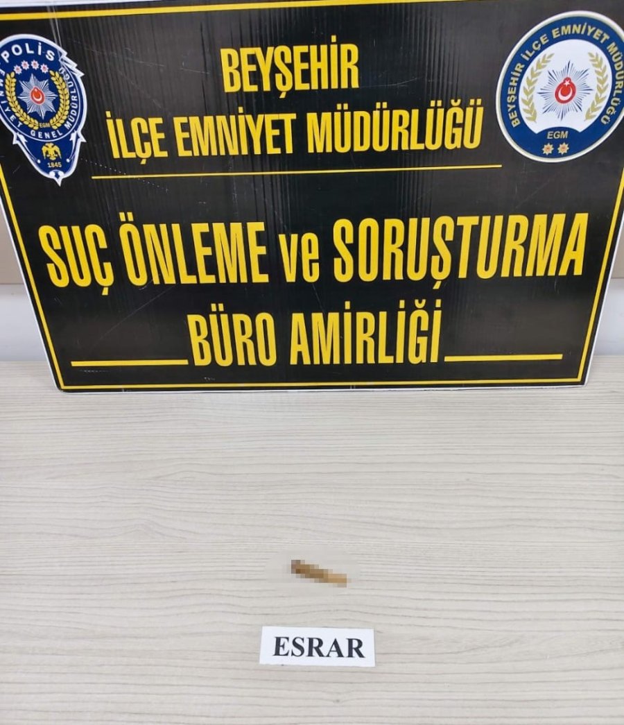 Beyşehir’de Polis Ekiplerinden Uyuşturucu Ve Kaçakçılık Operasyonu