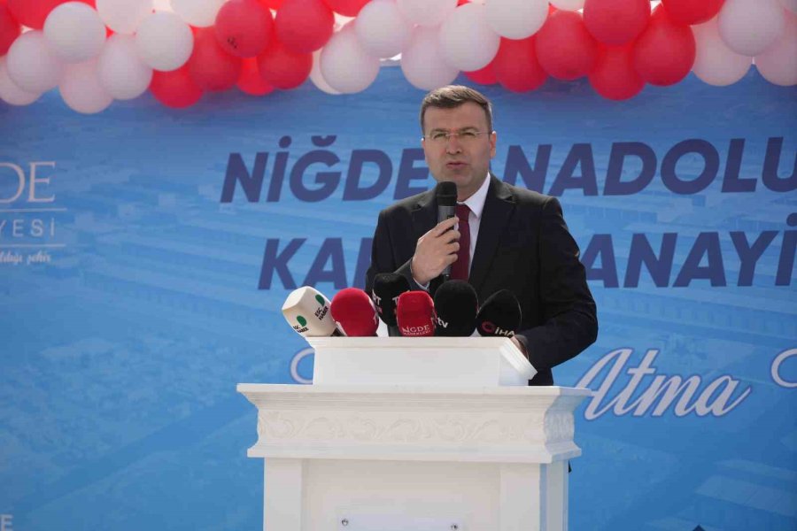 Niğde’de Esnafa Nefes Olacak Projenin Temeli Atıldı