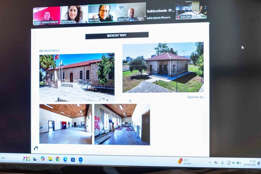 Mezitli’de Taş Mektep Kent Müzesi Açılışa Hazırlanıyor