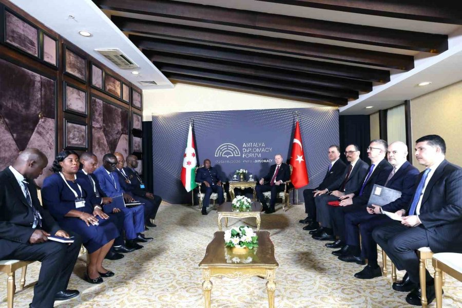 Cumhurbaşkanı Erdoğan, Burundi Cumhurbaşkanı Ndayishimiye İle Görüştü