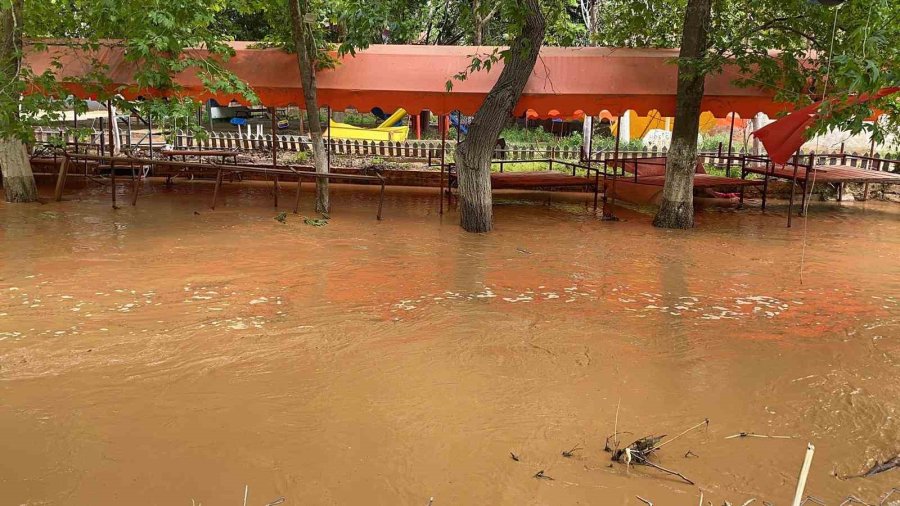 Yaylalardaki Sel Dereleri Coşturdu, Akdeniz’i Kahverengiye Bürüdü