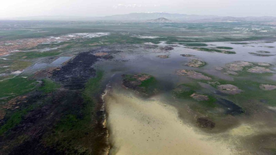 Akşehir Gölü 8 Yıl Aradan Sonra Su Tutmaya Başladı