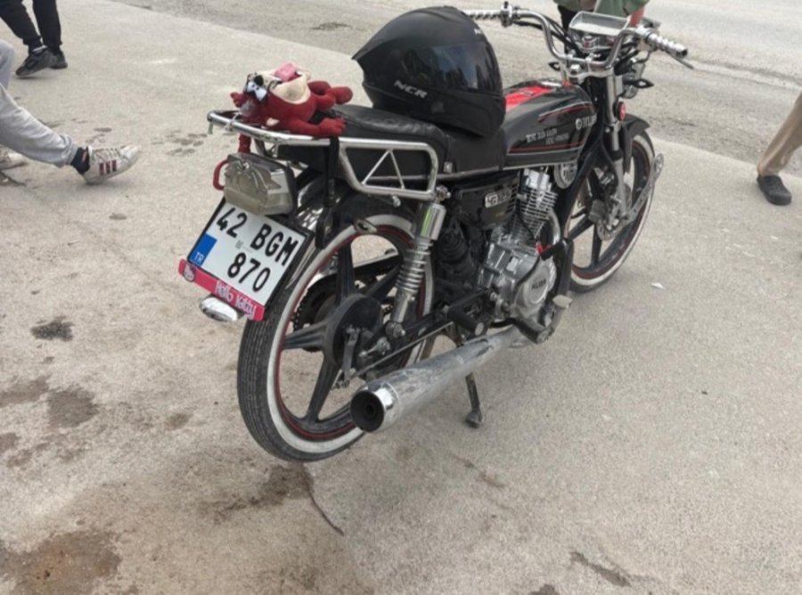 Karapınar’da Otomobil İle Motosiklet Çarpıştı: 1 Yaralı